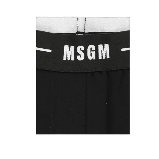 Logo Waist Flared Jersey Trousers