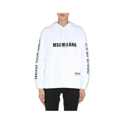 Logo Printed Hooded Sweater