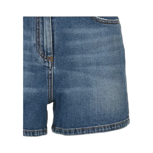 Logo Denim Shorts