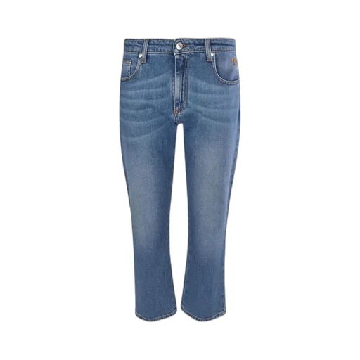 Logo Embroidered Jeans