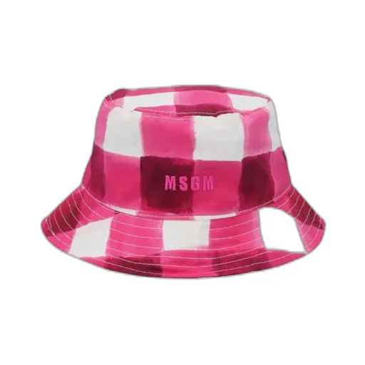 Gingham-Check Bucket Hat