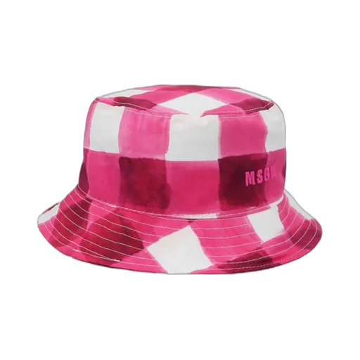 Gingham-Check Bucket Hat