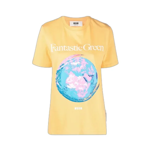Green-Print T-Shirt