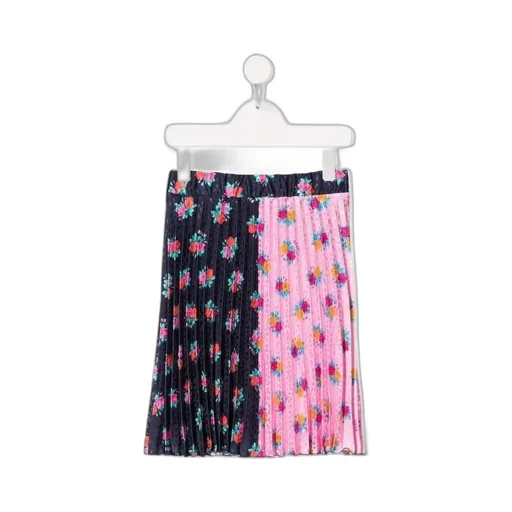 Floral Printed Pleated Skirt