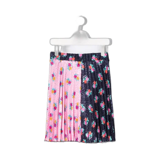 Floral Printed Pleated Skirt