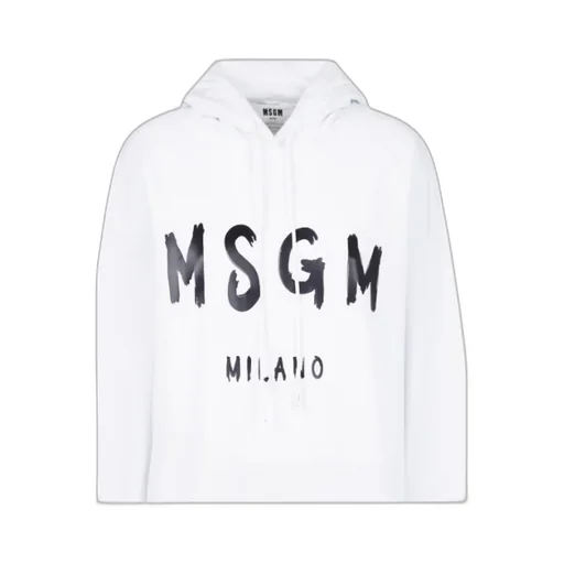 Logo Printed Drawstring Hoodie