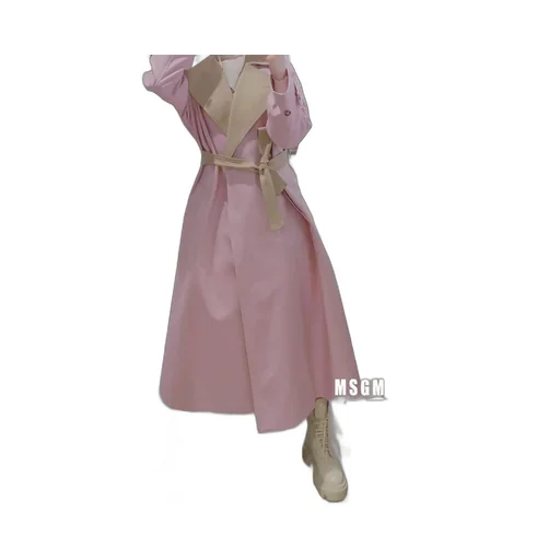 Lapel Belt Trench Coat