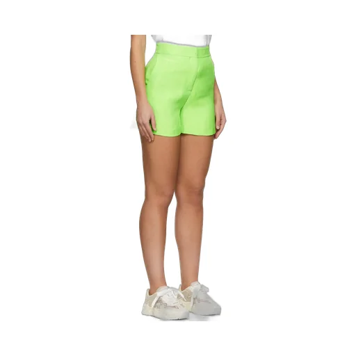 High-Waisted Thigh-Length Shorts