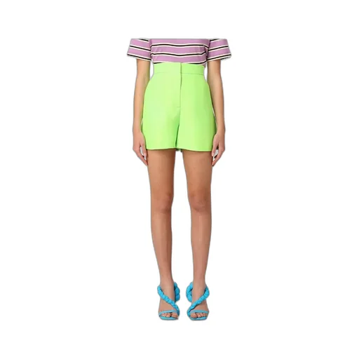 High-Waisted Thigh-Length Shorts