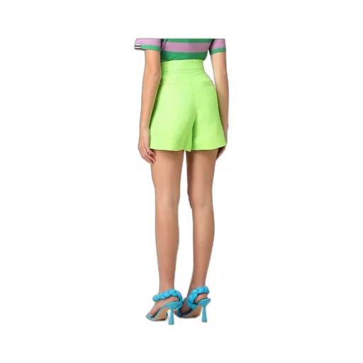 High-Waisted Thigh-Length Shorts