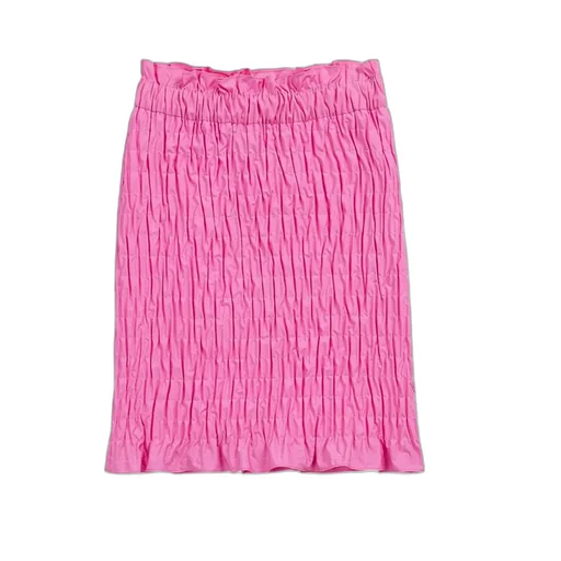 Shirred-Effect Mini Skirt