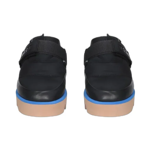 Logo Embossed Open Back Sandals