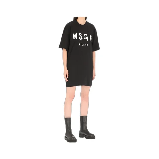 Logo Printed Crewneck T-Shirt Dress