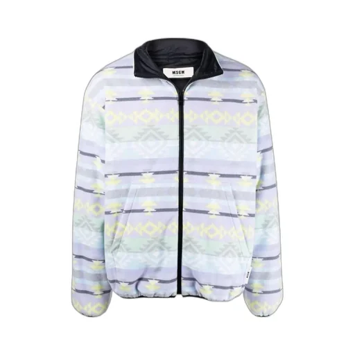 Abstract Pattern Printed Jacket