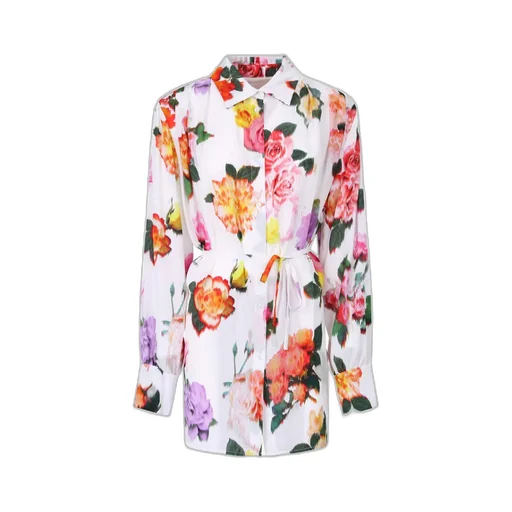 Printed Belt Dress