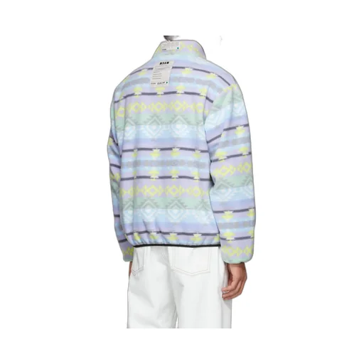 Abstract Pattern Printed Jacket