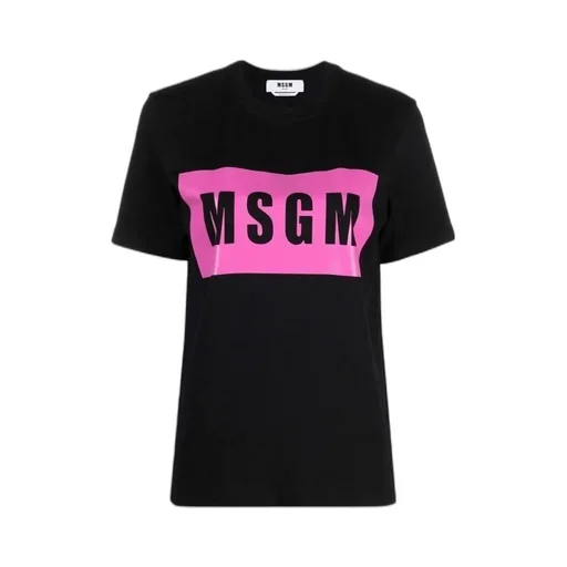 Logo-Print Cropped T-Shirt