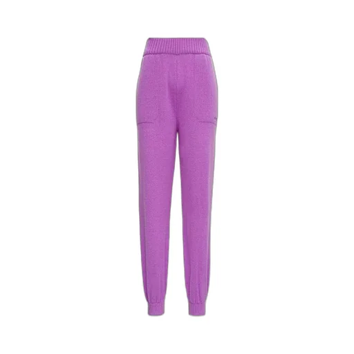 Elastic Waist Knitted Track Pants
