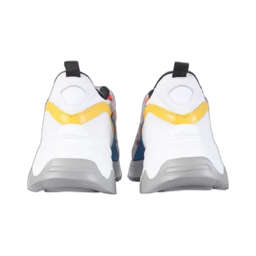 Panelled Lace-Up Sneakers