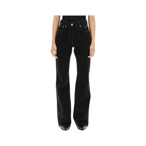 High Waist Straight Leg Jeans