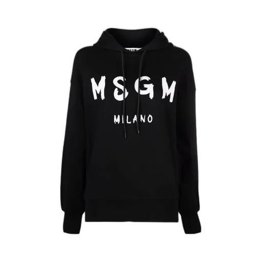 Logo Printed Drawstring Hoodie