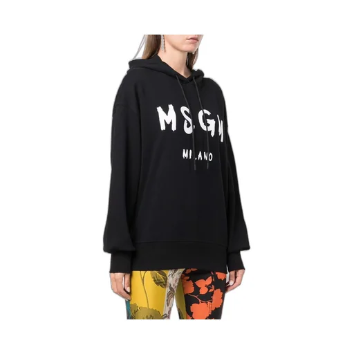 Logo Printed Drawstring Hoodie