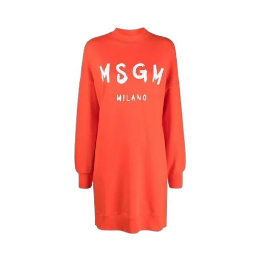 Logo-Print Sweater Dress