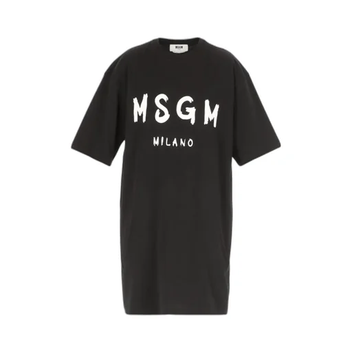 Logo Printed Crewneck T-Shirt Dress