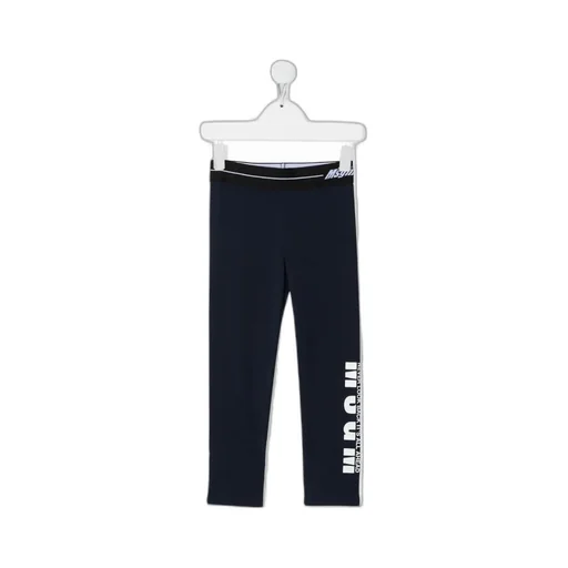 Logo-Print Stretch-Cotton Leggings