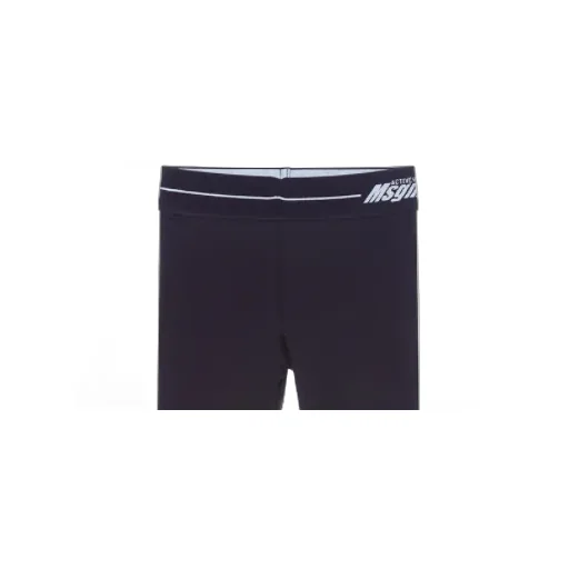 Logo-Print Stretch-Cotton Leggings