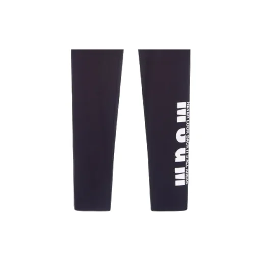 Logo-Print Stretch-Cotton Leggings