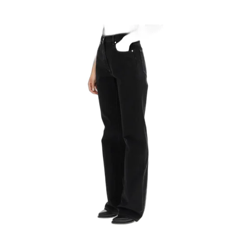 High Waist Straight Leg Jeans