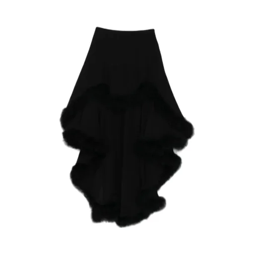 Asymmetric Layered Miniskirt