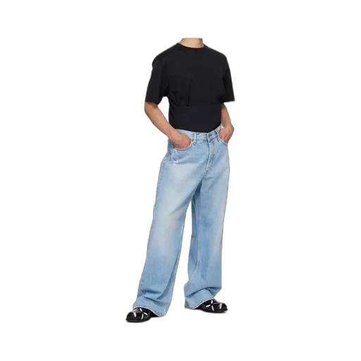 Ribbed Round-Neck T-Shirt