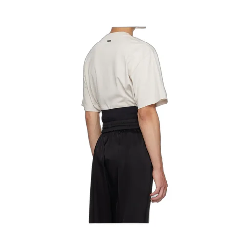 Ribbed Round-Neck T-Shirt