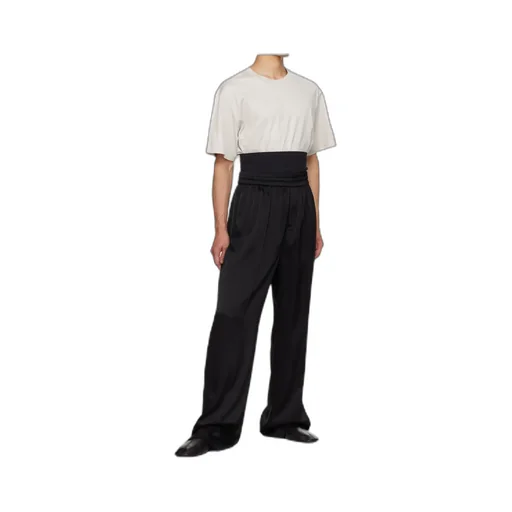 Ribbed Round-Neck T-Shirt