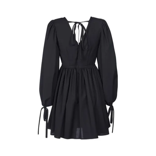 Long-Sleeve Wrap Dress