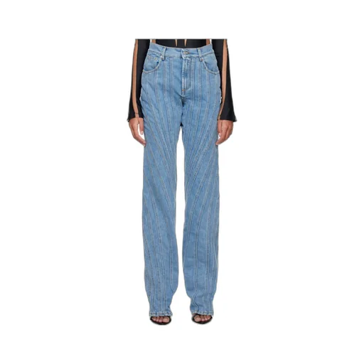 High-Waisted Flared Jeans