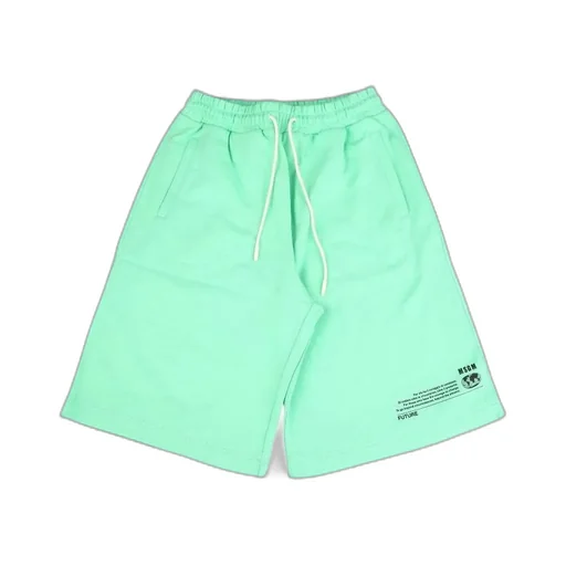 Logo Printed Drawstring Shorts