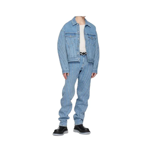 High-Waisted Flared Jeans