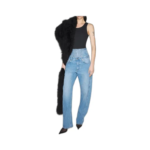 Fade Details Jeans Leggings