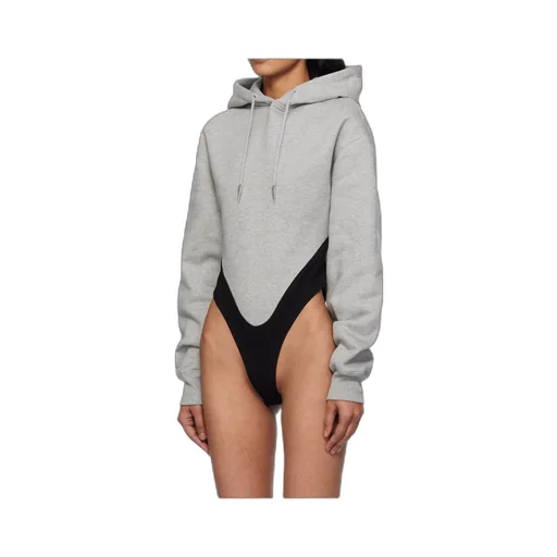 Hooded Bodysuit Sweater