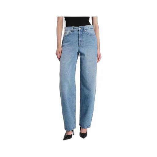 High-Waisted Balloon-Leg Jeans