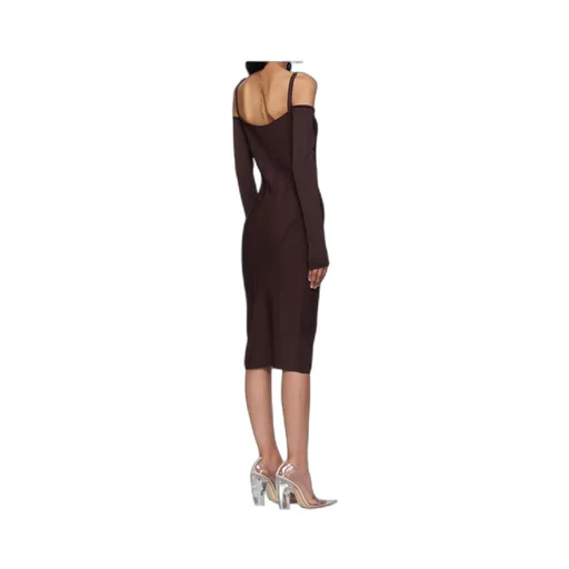 Boning-Detail Dress