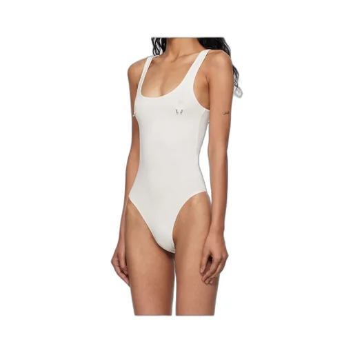 Scoop-Neck Embellished Bodysuit