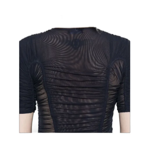 Mesh Short-Sleeves Top
