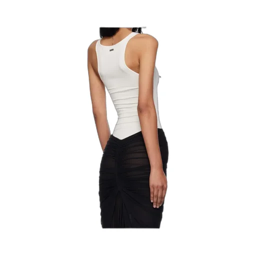 Scoop-Neck Embellished Bodysuit