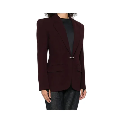 Single-Breasted Wool Jacket