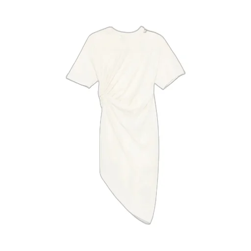 Draped Asymmetric Dress