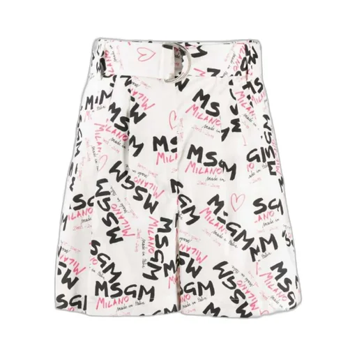 Logo Printed Waist Casual Shorts